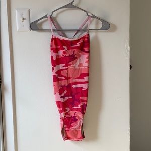 pink camo suit
